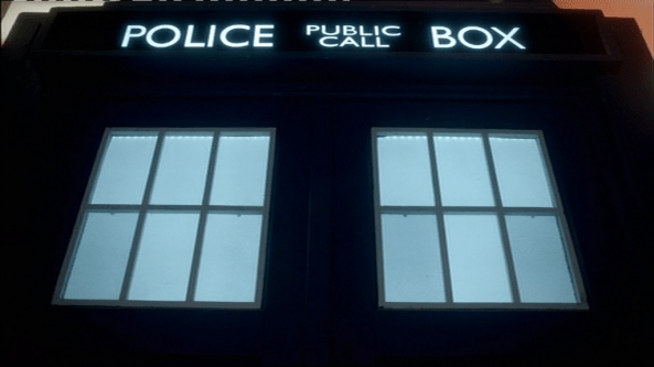 Disapproving TARDIS